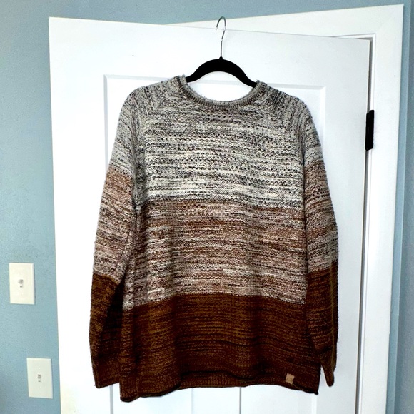 Weatherproof Other - Men's Original Weatherproof Vintage Brown Ombre Sweater - Large